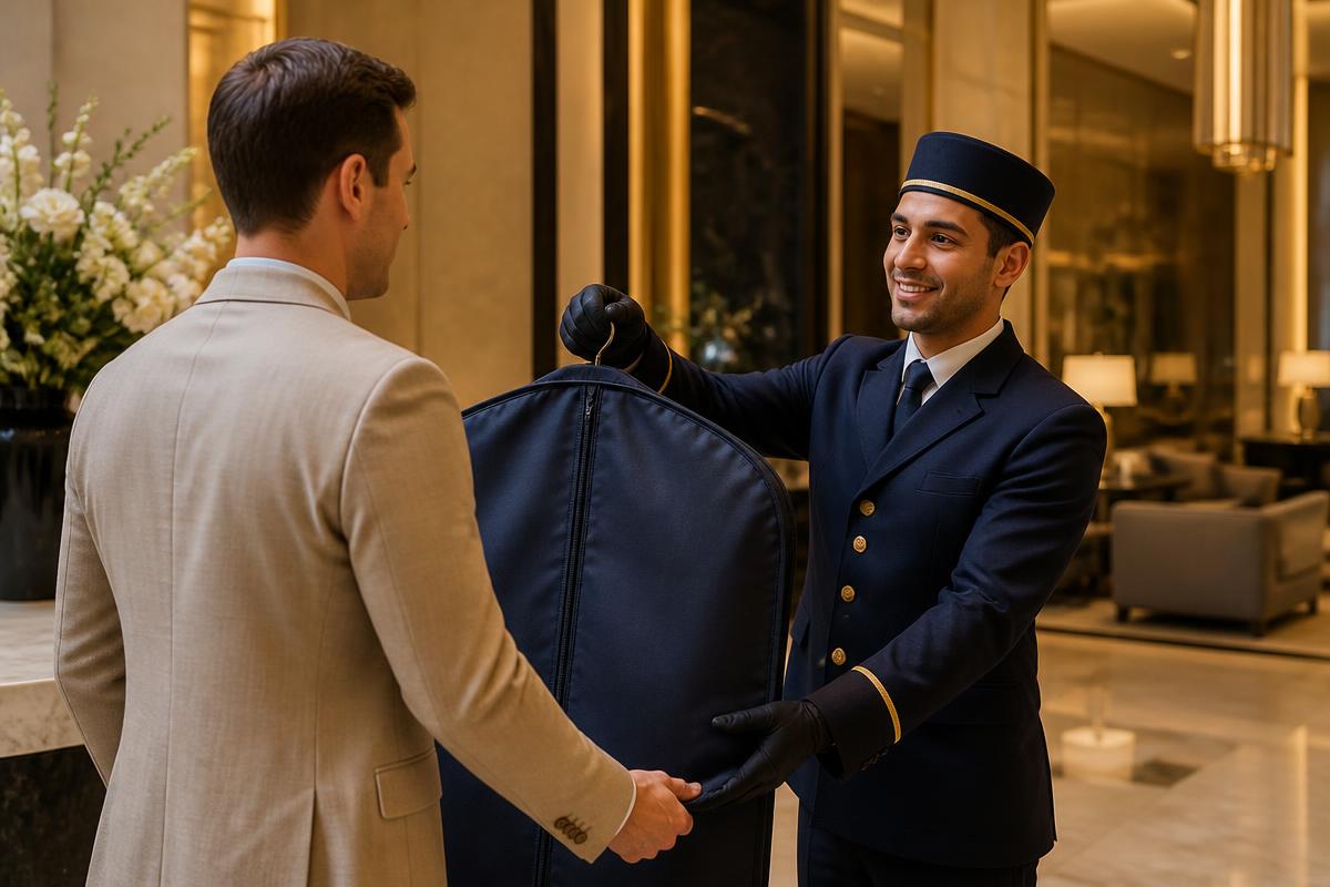Professional hotel garment collection and delivery service in Melbourne